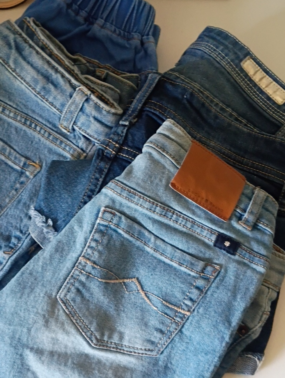 Hollister Lucky Brand Light Blue Denim Jeans Bundle Lot